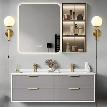 KCO Modern Wall Sconce - Mid Century Design with Switch