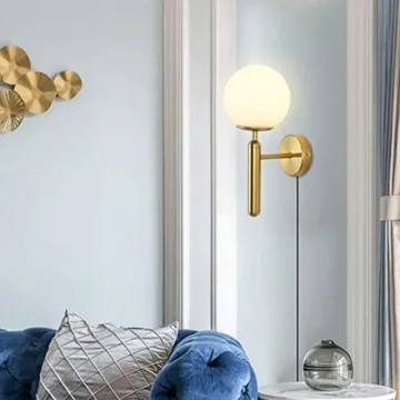 KCO Modern Wall Sconce - Mid Century Design with Switch