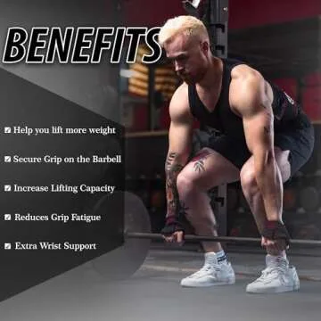 Beastpowergear Figure 8 Strap | Heavy Duty Deadlift Weight Lifting Power Wrist Strap | Weightlifting Powerlifting Shrugs Workout Men Women (Black/Red, Medium 12” (Up to 8.5 Wrist Circumference))