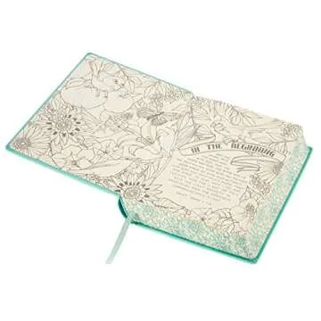 KJV Holy Bible, My Creative Bible, Faux Leather Hardcover - Ribbon Marker, King James Version, Teal w/Elastic Closure (KJV Creative Editions)