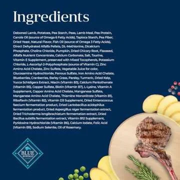 Blue Buffalo Basics Grain-Free Dry Dog Food for Adult Dogs, Limited Ingredient Diet, Lamb Recipe, 22-lb. Bag