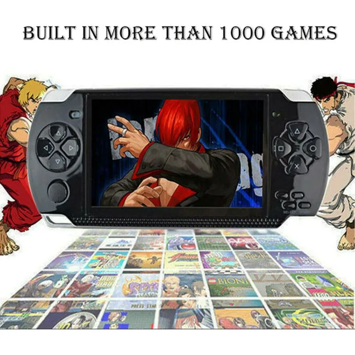 LKTINA 4.3’’ Handheld Game Console with 1200+ Games