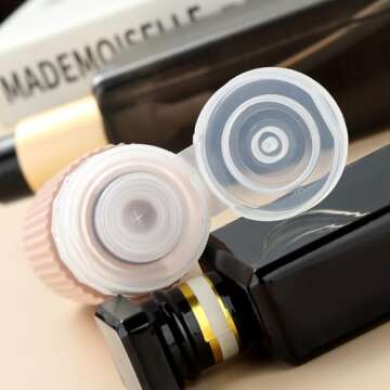 Mrsdry 16 Pack Travel Bottles Set, TSA Approved Leak Proof Silicone Squeezable Containers for Toilet...