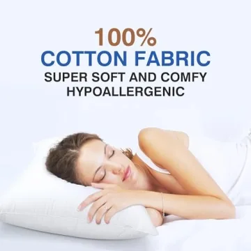 zibroges DP01 Luxurious Bed Pillows Queen Size Set of 2