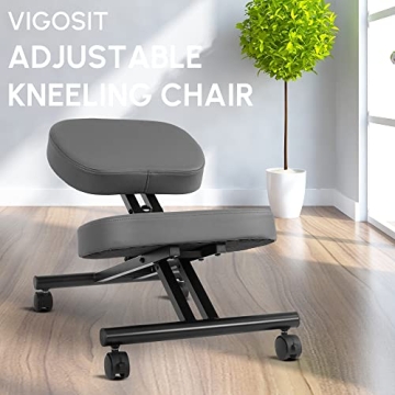 Vigosit Ergonomic Kneeling Chair Adjustable Memory Foam