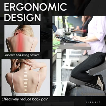 Vigosit Ergonomic Kneeling Chair Adjustable Memory Foam