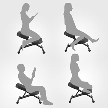 Vigosit Ergonomic Kneeling Chair Adjustable Memory Foam