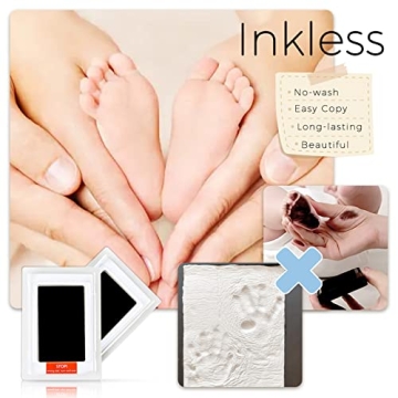 KOIKEY Baby Handprint Footprint Keepsake Frame Kit