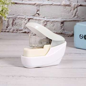 Stapleless Stapler, Press Staple Stapler Stapleless Stapler Labor Saving Needleless Stapler Hand held Stapler Portable Stapler Office Accessory for School