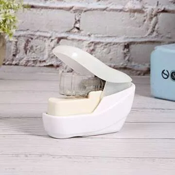 Stapleless Stapler, Press Staple Stapler Stapleless Stapler Labor Saving Needleless Stapler Hand held Stapler Portable Stapler Office Accessory for School