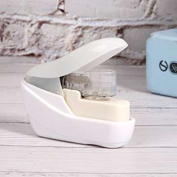 Stapleless Stapler, Press Staple Stapler Stapleless Stapler Labor Saving Needleless Stapler Hand held Stapler Portable Stapler Office Accessory for School