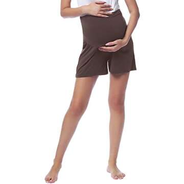 Joyaria Ultra Soft Maternity Lounge Shorts - Comfort Meets Style!
