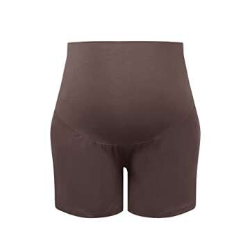 Joyaria Over The Belly Maternity Shorts for Women