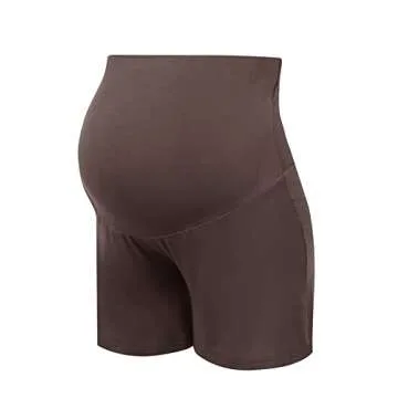 Joyaria Over The Belly Maternity Shorts for Women