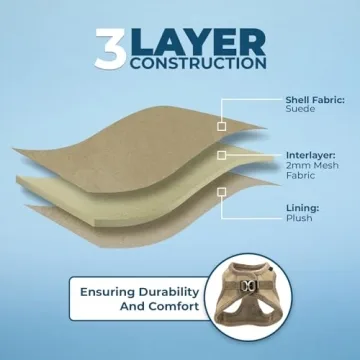 Voyager Step-In Plush Dog Harness for Small and Medium Dogs