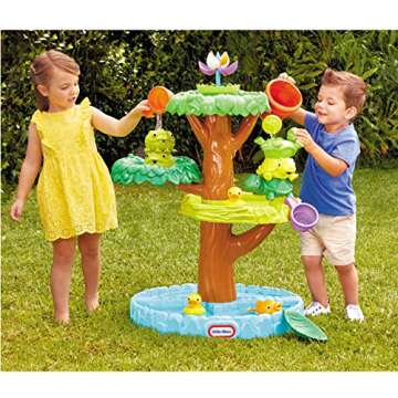 Little Tikes Magic Flower Water Table with Blooming Flower and 10+ Accessories, Multicolor, (Model: ...