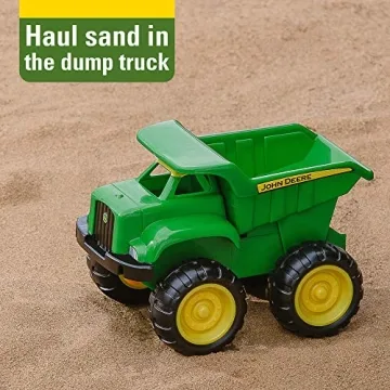 John Deere Sandbox Toys Dump Truck Tractor Set Kids