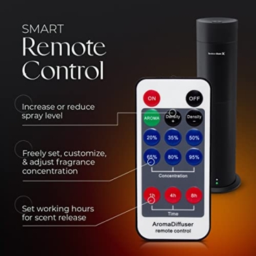 Silent Remote Controlled Aroma Tower Essential Oil Diffuser