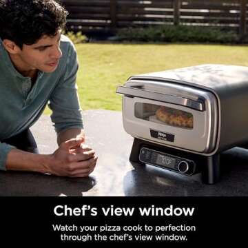 Ninja Artisan Outdoor Pizza Oven for Perfect Pizzas