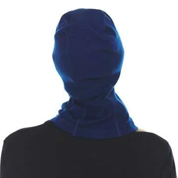 100% Merino Wool Balaclava - Winter Ski Mask - Face Mask - Cold Weather Gear - Navy - One Size