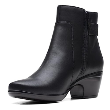 Clarks Women’s Emily Holly Ankle Boot - Ultimate Comfort & Style