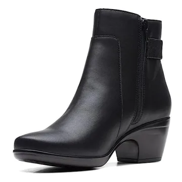 Clarks Women’s Emily Holly Ankle Boot - Ultimate Comfort & Style