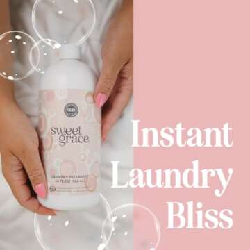 Bridgewater Candle Sweet Grace 32 oz Laundry Detergent Liquid | Highly Scented Luxury Laundry Experi...