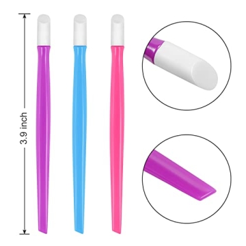 10pcs Rubber Nail Cuticle Pushers - Nail Art Essential Set