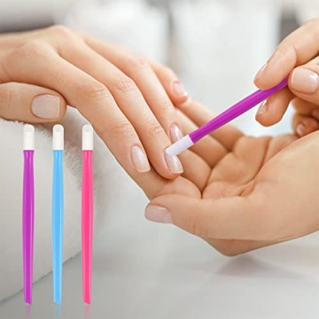 10pcs Rubber Nail Cuticle Pushers - Nail Art Essential Set