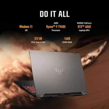 ASUS TUF Gaming A16 Laptop: Ryzen 9, RTX 4060, 165Hz Display