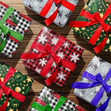 GIOLNIAY Jumbo Christmas Wrapping Paper - Festive Gift Wrap