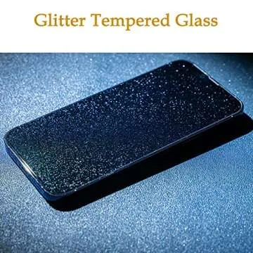 WIRIXSYD Glitter Screen Protector for iPhone XR and 11