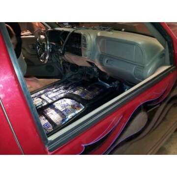 FatMat Self-Adhesive FatMat Sound Deadener Pack with Install Kit - 25 Sq Ft x 50 mil Thick