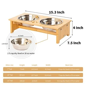 Elevated Pet Bowls for Cats and Small Dogs | FOREYY