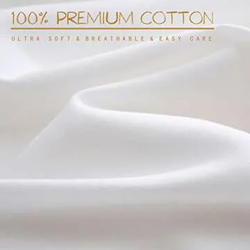 YOKKITA Shabby White Ruffle Euro Pillow Sham Covers Set of 2, Cotton Pillow Shams 26x26 inches French Farmhouse Cottage Vintage Bed Pillow Shams (Shabby White, 26x26)