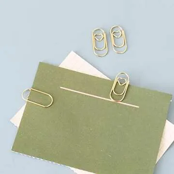 200 Pcs Cute Heart-Shaped Paper Clips for Organizing