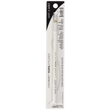 wet n wild Color Icon Kohl Eyeliner Pencil, Rich Hyper-Pigmented Color, Smooth Creamy Application, L...