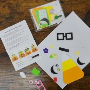 4E's Novelty Halloween Candy Corn Craft Kit