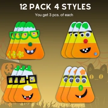 4E's Novelty Halloween Candy Corn Craft Kit