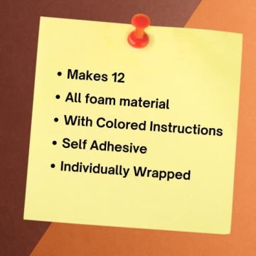 4E's Novelty Halloween Candy Corn Craft Kit