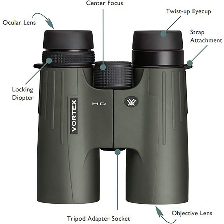 Vortex Viper HD Binoculars - Superior Clarity & Tough Build