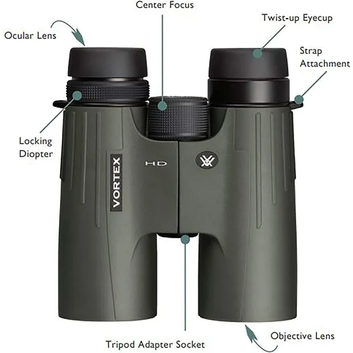 Vortex Viper HD Binoculars - Superior Clarity & Tough Build