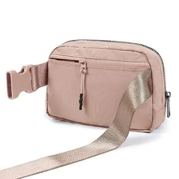 ODODOS Adjustable Mini Belt Bag for Travel and Fitness