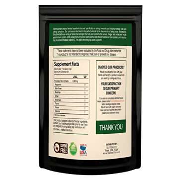 Elderberry Flower Tea with Calendula, Yarrow, Rosehip, Thyme, Peppermint| Vitamin C Immunity Tea for Respiratory Sinus Relief, Immune System Booster, Cough & Cold Season| Loose Herbal Blend (60 Gms)