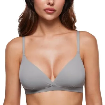 INLYRIC Women's Inbarely Triangle Bralette - Comfortable Wireless Top