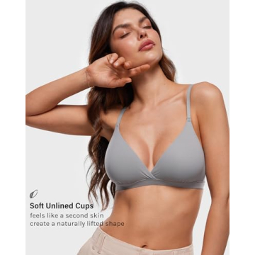Comfortable Wireless Triangle Bralette for Women