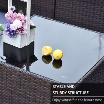 Gotland 7 Piece Outdoor Patio Furniture Set - All-Weather