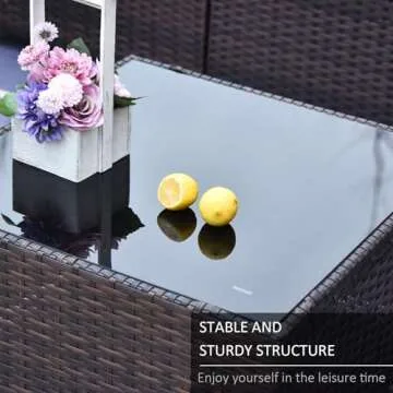 Gotland 7 Piece Outdoor Patio Furniture Set - All-Weather