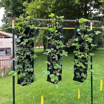 MEIWO Hanging Planter - 7 Pocket Vertical Wall Planter