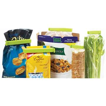 LINDEN SWEDEN Twixit Bag Clips - Keep Food Fresh, Stop Spillage - Great for Storage and Organization...
